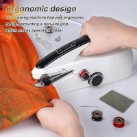 ราคา จักรเย็บผ้าไฟฟ้า IMLON ตัดเย็บแบบพกพา 2 สปีด การเย็บด้ายเดี่ยวแบบใช้มือถือ การประดิษฐ์ Mending (24942053079)