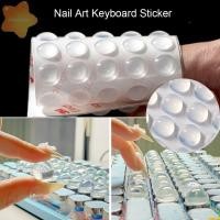 ราคา IMLON สติกเกอร์แป้นพิมพ์เล็บ ซิลิโคนเล็บพิมพ์ผู้ช่วยสติกเกอร์แป้นพิมพ์ แป้นพิมพ์ความสูงสติกเกอร์โปร่งใสครึ่งวงกลมเล็บยาวสติกเกอร์ฟอง (42424863402)
