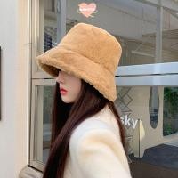 ราคา หมวกหนังสังเคราะห์ฟัวร์แบบ bucket หมวกฤดูหนาวสำหรับผู้หญิง แฟชั่นและอบอุ่น (50001040261)