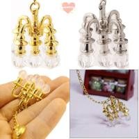 ราคา WETTO โคมไฟระย้าวินเทจขนาดเล็กของเล่นบ้านเล่นไม่ส่องสว่างโคมไฟเพดานรุ่น (57601131626)