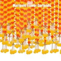 ราคา พวงมาลัยดาวเรือง WETTO ดอกไม้ดาวเรือง Décor Pija ยาว 1 5ม งอได้ พวงมาลัยดอกไม้ดาวเรืองนํากลับมาใช้ใหม่ได้วัดเสนอ (56650807517)