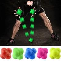 ราคา WETTO ลูกบอลตอบสนองหกเหลี่ยม ลูกบอลฝึกประสานงานตาแบบพกพา ทนทาน 5 5 ซม เกมรีเฟล็กซ์ ลูกบอลทิศทางไม่สม่ําเสมอ (56400828244)