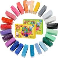 ราคา WETTO บล็อกดินโพลิเมอร์ พร้อมเครื่องมือ DIY เตาอบ Bake Clay Creative 24 32 สีของขวัญน้ําหนักเบา Molding Plasticine (55500828211)