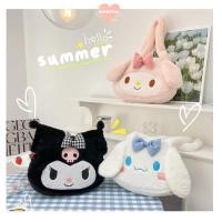 ราคา WETTO San rio Plush กระเป๋าสะพาย กระเป๋าถือ Cinnamoroll Kuromi Plush แฟชั่น Melody Tote กระเป๋าสะพายหญิง (53200879925)
