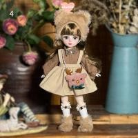 ราคา WETTO Ball Jointed ตุ๊กตา เสื้อผ้ารองเท้าวิกผมแต่งหน้าตุ๊กตา BJD อินเทรนด์ออกแบบสวย 1 6 SD ตุ๊กตา 30 ซม DIY ของเล่นสําหรับเด็กผู้หญิงเด็ก (53100828271)