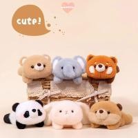 ราคา WETTO ตุ๊กตาสหาย ตุ๊กตาหมีตุ๊กตาสัตว์หมอน แฟชั่น 17 ซม ช้าง Super Soft ข้อมือลาก Pad โต๊ะ (52350823588)