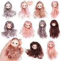 ราคา WETTO 16 ซม ตุ๊กตาสาวของขวัญหลายสียุโรปสีแดง DIY หัวสวมใส่ (46400833677)