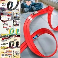 ราคา WETTO Racing Track Car Toy Bendable พร้อมถ้วยดูดยืดหยุ่น Race Track Toy Blue Color Portable Assembly Gravity Powered Racing Track Car Toy (43725383780)