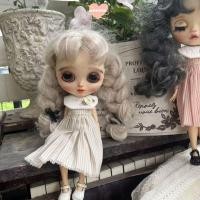 ราคา WETTO ชุดตุ๊กตา 4 สี Handmade ตุ๊กตาลายกระโปรง DIY ตุ๊กตาอุปกรณ์เสริมเสื้อผ้าแฟชั่นกระโปรงสําหรับ Blythe azone ตุ๊กตา สําหรับ ob22 ob24 ตุ๊กตา (43724583381)