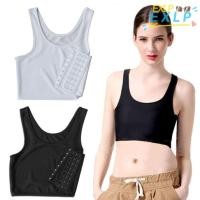 ราคา Exlp 1 ชิ้นเสื้อกล้าม เสื้อกั๊กแบนเต้านมเลสเบี้ยนทอมชุดกระชับสัดส่วน รัดตัว M 3XL ชุดชั้นใน Breast Binder (24588143770)