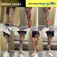 ราคา อดีต ถุงเท้าสักปลอม ถุงน่องพิมพ์ลายขาเต็มตกปลาถุงเท้ายางยืด ถุงน่องญี่ปุ่นกันแดดขี่จักรยาน (40073618550)