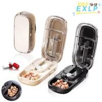 ราคา อดีต กล่องเก็บเครื่องตัดยา ที่แบ่งกันฝุ่นออแกไนเซอร์ไตรมาสเครื่องตัดยา ยาเม็ดยา ยาบดแท็บเล็ตยาตัดสําหรับยาขนาดเล็กหรือขนาดใ (43025773594)