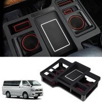 ราคา New Development Cushion Tape Stable Patch LIMSTYLE Toyota Hiace 200 Series Drink Table Cup Holder Drink Holder Hiace Storage Custom Accessory Parts Interior Additional Tray Smartphone Holder Console B