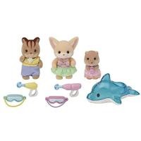 ราคา EPOCH Sylvanian Families Nursery Friendly Baby Set Water Play S 75 ST Mark Certified For Ages 3 and Up Toy Dollhouse Sylvanian Families (27583801797)
