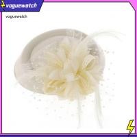 ราคา VOG ประณีตหวาน หมวกคลิปผมแฟชั่นตกแต่งด้วยขนนกเทียมไม่หลุดร่วงและดอกไม้ตาข่าย เพื่อสินค้าแต่งผม (43773268479)