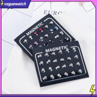 ราคา เครื่องประดับต่างหูแม่เหล็กแบบไม่ต้องเจาะหู 12 คู่ ชุด (5730625048)