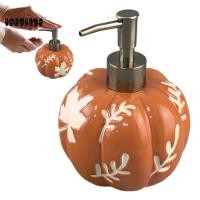 ราคา FAB Easy Refill Soap Dispenser Fall Soap Dispenser Spooky ฮาโลวีนฟักทอง Liquid Soap Dispenser ขวดปั๊มรีฟิลสําหรับห้องน้ําฝักบัว (40372335053)