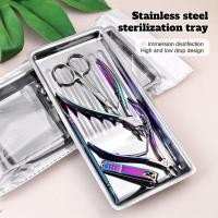 ราคา ร่าเริง ถาดหมอ แผ่นอุปกรณ์เพ้นท์เล็บทนความร้อนสูงสแตนเลส ถาดเก็บเครื่องสําอางทรงสี่เหลี่ยม (57851007451)