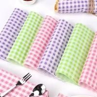 ราคา ร่าเริง 100ชิ้น แพ็คกระดาษแว็กซ์ กระดาษดูดซับน้ํามันตารางที่มีสีสันเกรดอาหาร วัสดุปลอดภัยทนน้ํามันทิ้งบรรจุภัณฑ์กระดาษครัวเครื่องมื (56351071919)