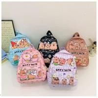 ราคา กระเป๋าเป้สะพายหลัง คาปิบาระ ลายพิเศษเบาๆ เหมาะสำหรับนักเรียน ระบายอากาศได้ (47601218191)