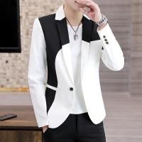 ราคา Men Casual Blazer สูทแขนยาวสำหรับชาย ดีไซน์เรียบหรู สไตล์Slim Fit เหมาะสำหรับโอกาสสำคัญ (54400688050)