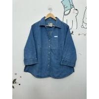 ราคา เสื้อยีนส์บาง แขนสามส่วน งานป้าย ข 54 27 ย1214 ดูภาพให้ชัดก่อนสั่ง ตน เหลืองชัด ด้าย ดูดีๆน๊า (42473165930)