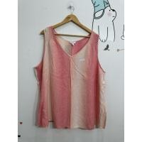 ราคา เสื้อกล้าม แขนกุด ผ้าลินินผสม โทนส้มชมพู งานป้าย ขนาด54 28 อ020 ดูภาพให้ชัดเจนก่อนสั่ง (40703268084)