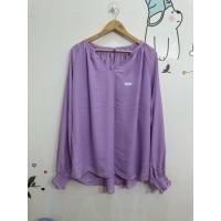 ราคา เสื้อแฟชั่น แขนยาว ผ้าโพลี สีม่วง ขนาด 52 26 30 อ050 ดูภาพให้ชัดเจนก่อนสั่งซื้อ ตำหนิตามภาพ (28887038810)