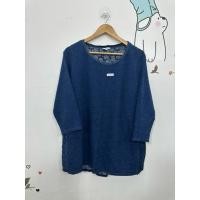 ราคา เสื้อแฟชั่น แขนยาว สีน้ำเงิน งานป้าย ขนาด50 28ย166 ดูภาพให้ชัดเจนก่อนสั่ง มีการใช้งาน ดูดีๆน๊า (42516870287)