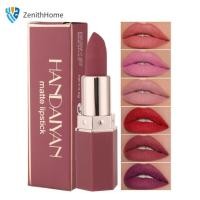 ราคา COD HANDAIYAN ลิปสติกเนื้อแมทกันน้ำติดทนนานไม่ซีดจาง 6 สี ZenithHome (27280352105)