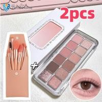 ราคา COD พาเลทอายแชโดว์เนื้อแมทชิมเมอร์ 4 2 ชิ้น 12 สี พาเลทอายแชโดว์เนื้อแมทต์นู้ดชมพูกลิตเตอร์ พาเลทแต่งหน้ากันน้ำติดทนนาน เครื่องสำอาง ZenithHome (42613934820)