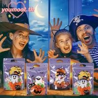 ราคา YOUMOOT 50ชิ้นถุงขนมฮาโลวีน การ์ตูนซิปปิดถุงคุกกี้ฮาโลวีน ฟักทองผีนํามาใช้ใหม่ขนมถุงของขวัญเด็กเคล็ดลับหรือรักษา (43973309675)
