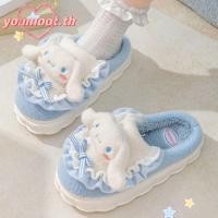 ราคา YOUMOOT รองเท้าแตะHello Kitty และเพื่อนๆ จากSanrio ออกแบบการ์ตูนเหมาะกับฤดูใบไม้ร่วงและฤดูหนาว สำหรับสุภาพสตรี (57651029938)