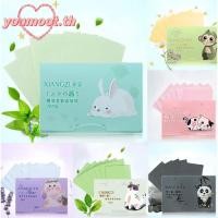 ราคา YOUMOOT กระดาษดูดซับน้ํามัน 100 ชิ้น กระดาษซับน้ํามันถ่านไม้ไผ่ชาเขียวธรรมชาติ กระดาษป้องกันการอัดใบหน้าแบบพกพากลิ่นหอม (54050618491)