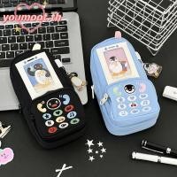 ราคา คุณมูต กระเป๋าปากกา ผ้าใบโทรศัพท์รูปร่างดินสอ การ์ตูนเพนกวินเย็บปักถักร้อยความจุขนาดใหญ่เครื่องเขียนกระเป๋าอุปกรณ์การเรียน (53351208922)