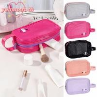 ราคา คุณมูต กระเป๋าแต่งหน้า กระเป๋าเครื่องสําอางตาข่ายหูหิ้ว กระเป๋าใส่ล้างซิปความจุขนาดใหญ่แบบพกพาคุณภาพสูง (51050889067)