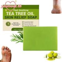 ราคา YOUMOOT Tea Tree Relief Soap Bar Skin Soft Smooth 100g 3 53oz Tea Tree Soap Exfoliaation Deep Pore Cleansing Skin Relief All Natural Skin Cleanser (49700958938)