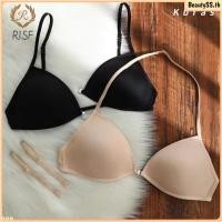 ราคา บราตะขอหน้า 1 2 ชิ้น ทรงสามเหลี่ยมฝรั่งเศส สายบาง หัวเข็มขัดด้านหลังสวยงาม BeautySS th (52550481166)