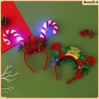 ราคา ที่คาดผมคริสต์มาสแบบมีไฟ กวางเรนเดียร์ เขากวาง หมวกซานต้า โบว์ ที่คาดผม ของชำร่วยงานปาร์ตี้เรืองแสง อุปกรณ์ตกแต่ง BeautySS th (47750605467)