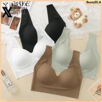 ราคา เสื้อชั้นในไร้ตะเข็บสำหรับผู้หญิง สายโลหะไร้ตะเข็บ บราไร้สาย สปอร์ตบรา โยคะ ดันทรง ไซส์ใหญ่ BeautySS th (45401366451)