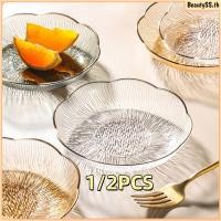 ราคา จานผลไม้ใสสไตล์นอร์ดิก 1 2 ชิ้น กล่องใส่ผลไม้แห้ง ลูกอม ผลไม้แห้ง ถาดขนม ถาดวางของว่าง เครื่องประดับ BeautySS th (45350370740)