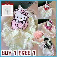 ราคา BeautySS ซื้อ 1 ฟรี 1 ฟองน้ำอาบน้ำ Sanrio Hello Kitty สุดน่ารัก ฟองน้ำขัดผิวแบบตาข่าย ลูกบอลอาบน้ำขัดผิว (26635665927)