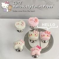 ราคา เคที แมวห้องน้ําตุ๊กตาปุ่มห้องน้ําฝาจับป้องกันสิ่งสกปรกจับถังน้ําปุ่มกดมือ (40820930482)