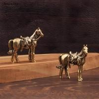 ราคา LETH Retro Style รูปปั้นม้าทองเหลือง เสริมพลังงานดีและโชคลาภ สำหรับการสะสมและการตกแต่งบ้าน (48951037275)