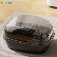 ราคา AMORA กรงหนูแฮมสเตอร์ กรงหิ้วสัตว์เล็กอวกาศขนาดใหญ่ระบายอากาศได้ บ้านสัตว์เลี้ยงระบายอากาศที่ทนทานสะดวก (47450926997)