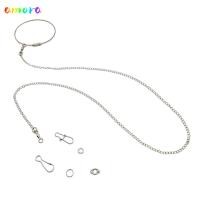 ราคา อาโมรา ข้อเท้าโซ่เท้า หลายขนาดเงินโลหะนกแก้วขาแหวน ป้องกัน50เซนติเมตรทนทานสายจูงนกแหวนสําหรับกลางแจ้ง (44467527573)