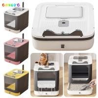 ราคา AMORA กระบะทรายแมวแบบปิดมิดชิดพร้อมฝาปิด ABS ที่หุ้มด้วยห้องน้ํา การออกแบบลิ้นชักอัพเกรด Splash Proof ทําความสะอาดง่าย Anti Splashing กล่องครอกแมว Pet Care ในร่มใช้ (43867522945)