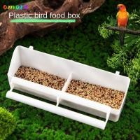 ราคา AMORA Bird Feeder อุปกรณ์สําหรับสัตว์เลี้ยงกรงถ้วยพลาสติก Feeder จานอาหาร (43167867649)