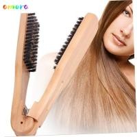 ราคา อาโมรา หวีหนีบรูปตัววี หวีหนีบผมตรงไม้แปรงคู่ แปรงขนผู้หญิง หวีทําผมแบบคงที่ป้องกันมืออาชีพ (42971599803)