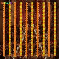 ราคา พวงมาลัยดาวเรือง AMORA DIY Pouja Diwali Fiesta Pooja ดอกไม้ดาวเรือง นํากลับมาใช้ใหม่ยาว ส ตราด เหตุการณ์เทียมตกแต่งดาวเรืองดอกไม้พวงมาลัย ตกแต่งระเบียงฮาโลวีน (48900042444)